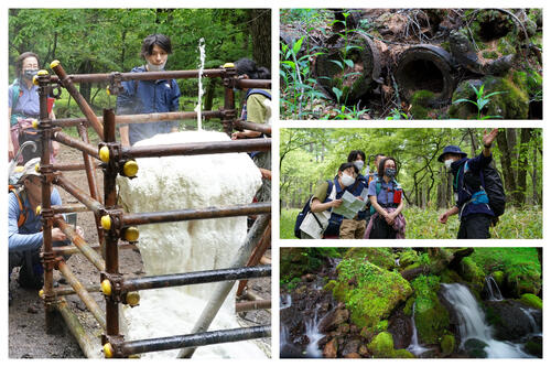 【令和5年5月25日(月)　ガイド不可欠の知られざる道へ】湯導管の道を歩く